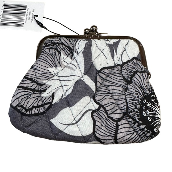 Vera Bradley Moon Shadow Meadow Kiss Coin Purse - Picture 3 of 6